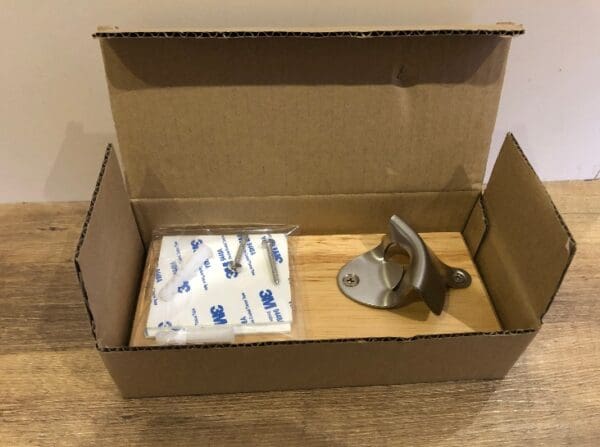 Wooden Wall Mounted Bottle Opener with 'Save Water Drink Beer' Design - Magnetic Cap Catcher Feature - Ideal Father's Day, Birthday Gift - Image 5
